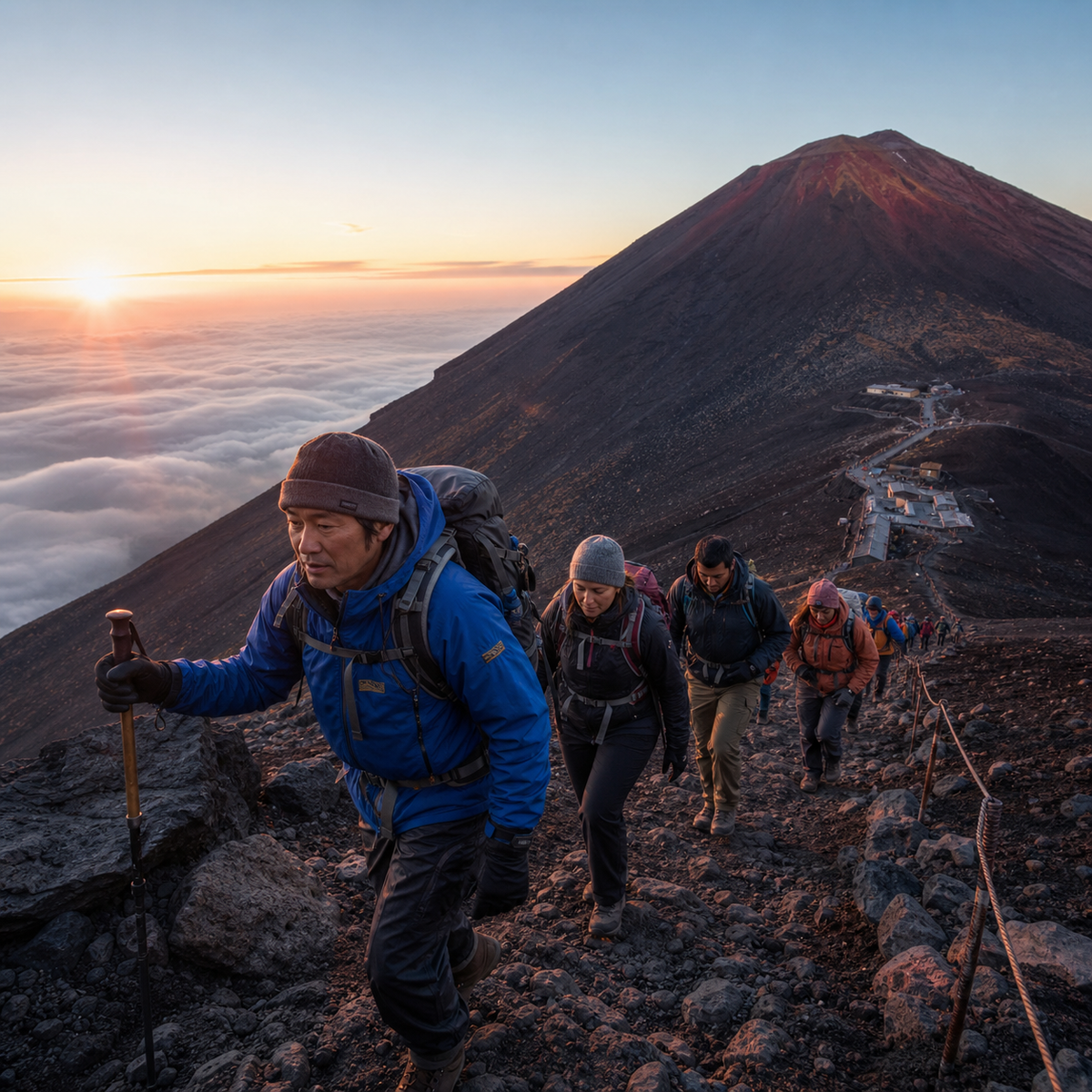 Mount Fuji · A meaningful challenge